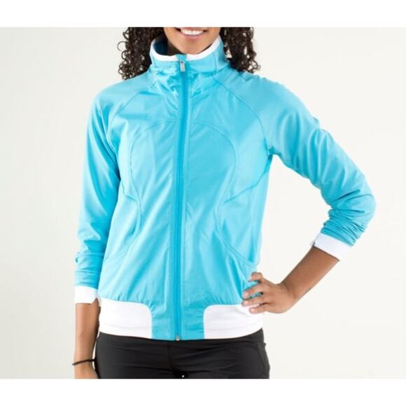 Lululemon Athletica Track Attack Running Zip Jacket Size 4 - Picture 2 of 14